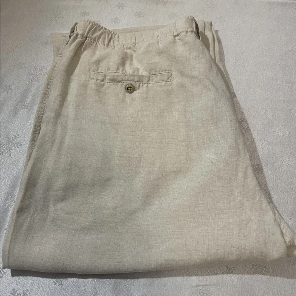 Tommy Bahama Relax Light Beige Linen Pant